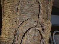 7 rieten bloemmandjes - afbeelding 2 van  2