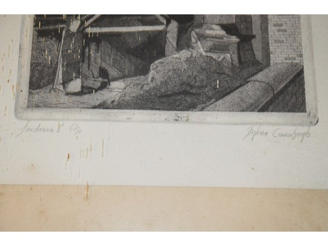 7 schilderijen in kader; 5 vintage wandversieringen op hout - afbeelding 15 van  16
