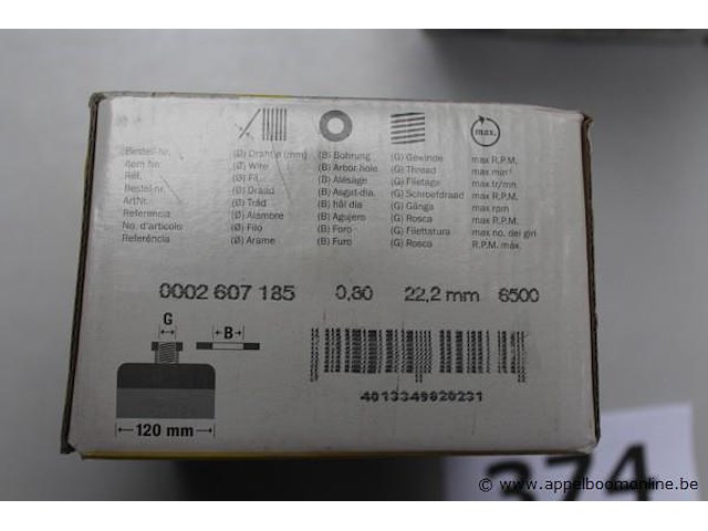 7 schuurborstels osborn dia 230mm - afbeelding 2 van  2