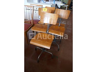 7 vintage stoelen - afbeelding 2 van  3