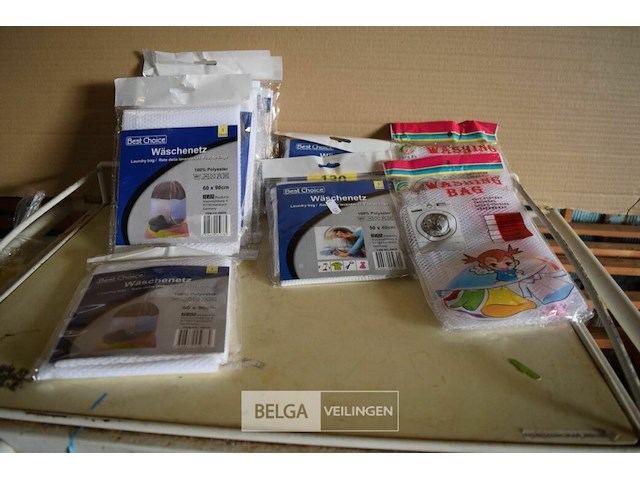 7 wasnetjes 60x90cm, 2 wasnetjes 50x40cm, 2 wasnetjes - afbeelding 1 van  2