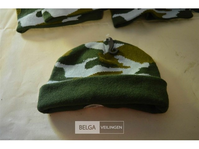 7 wintermutsen kids leger kleuren - afbeelding 3 van  3