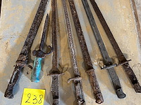 7 x bayonet grondvondst - relic wo1 - afbeelding 1 van  1
