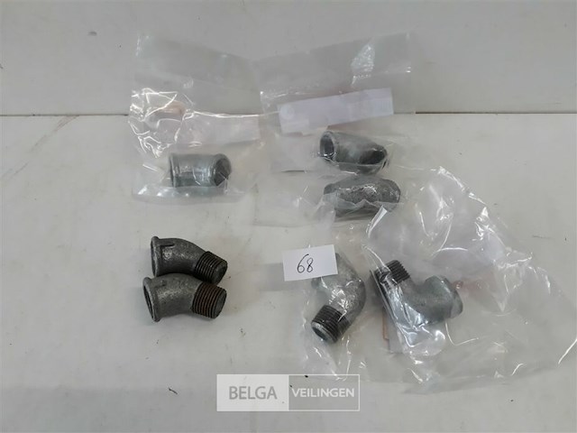 7 x bocht ½ galva 4 assorti - afbeelding 1 van  3