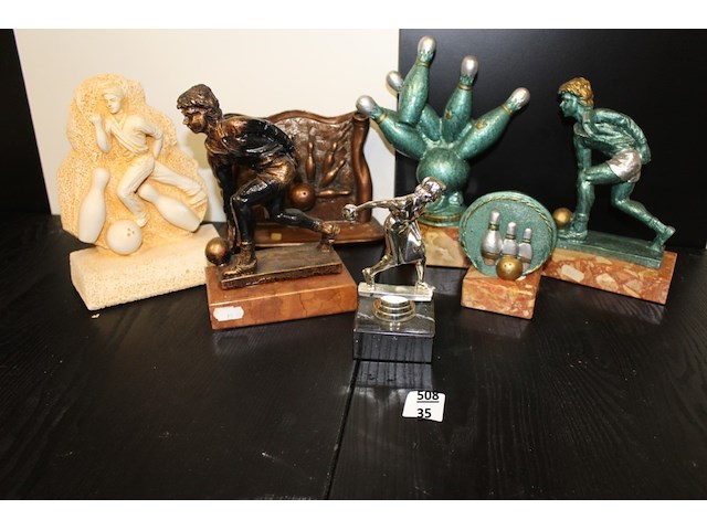 7 x bowlingtrofee - afbeelding 1 van  1