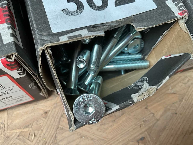 7 x dozen binnen zeskantbouten n slotbouten - afbeelding 7 van  11