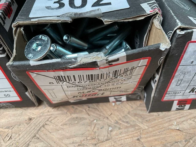 7 x dozen binnen zeskantbouten n slotbouten - afbeelding 10 van  11