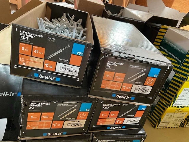 7 x dozen nagelpluggen; schroefpluggen - afbeelding 2 van  3