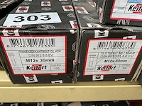 7 x dozen slotbouten; binnen zeskantbouten; veerringen - afbeelding 3 van  5