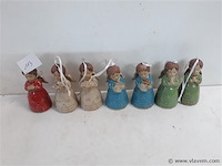 7 x engel keramiek 10 cm - afbeelding 1 van  2