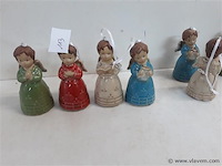 7 x engel keramiek 10 cm - afbeelding 2 van  2