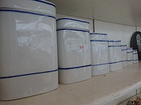 7 x gesigneerde keuken opbergpotten - afbeelding 1 van  2