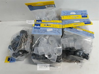 7 x golfplaat schroef + rozet + steunbeugel 25 stuks - afbeelding 2 van  3