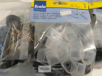 7 x golfplaat schroef + rozet + steunbeugel 25 stuks - afbeelding 3 van  3