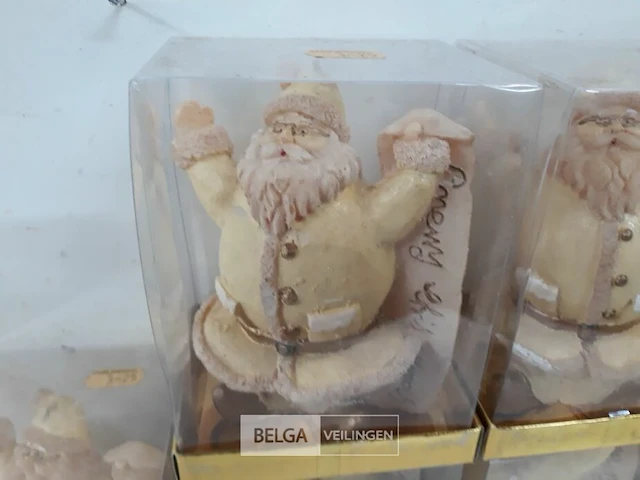 7 x kaars kerstman 14 cm - afbeelding 3 van  3