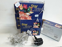 7 x kerstlampen ster 72l led helder wit - afbeelding 2 van  3