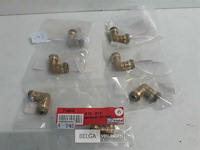 7 x knelkoppeling bocht koper 2 x 10 mm - afbeelding 1 van  3