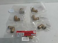 7 x knelkoppeling bocht koper 2 x 10 mm - afbeelding 2 van  3