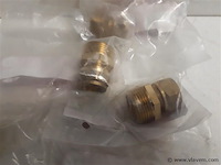 7 x knelkoppeling recht koper 15 mm ¾ m - afbeelding 2 van  2