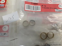 7 x knelring koper 12 mm 2 stuks - afbeelding 2 van  2