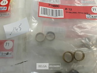 7 x knelring koper 12 mm 2 stuks - afbeelding 3 van  3