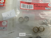 7 x knelring koper 12 mm 2 stuks - afbeelding 3 van  3