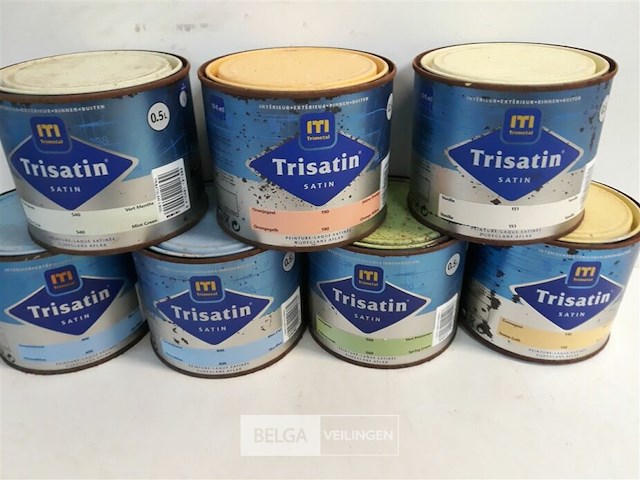 7 x lakverf trimetal satin 0,5 l - afbeelding 3 van  3