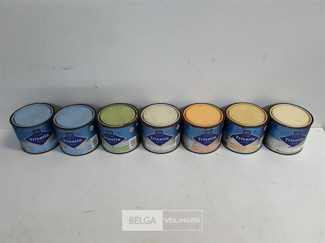 7 x lakverf trimetal satin 0,5 l - afbeelding 1 van  3