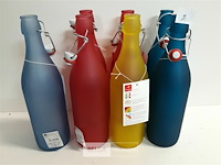 7 x melkfles 1 l met klipsluiting - afbeelding 3 van  3