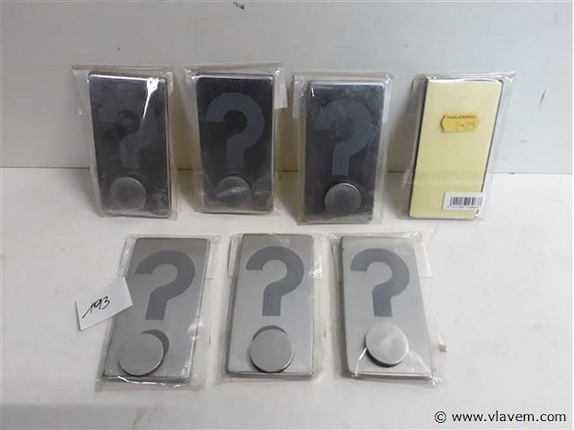 7 x memo magneet met zelfklevende houder - afbeelding 1 van  2