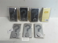 7 x memo magneet met zelfklevende houder - afbeelding 1 van  3
