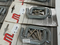7 x meubelgreep pvc grijs 64 mm 2 stuks - afbeelding 3 van  3
