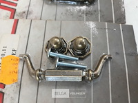 7 x meubelgreep zamak verbronsd 80 mm - afbeelding 3 van  3