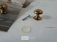 7 x meubeltop messing 25 mm - afbeelding 3 van  3