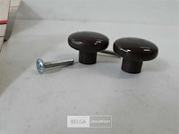 7 x meubeltop pvc bruin 30 mm 2 stuks - afbeelding 3 van  3