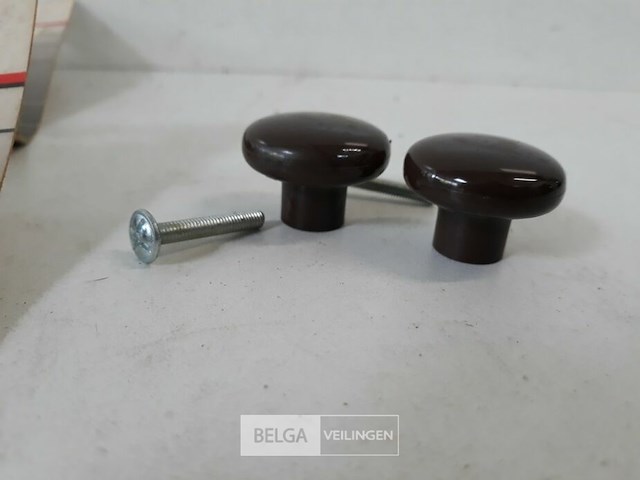 7 x meubeltop pvc bruin 30 mm 2 stuks - afbeelding 3 van  3