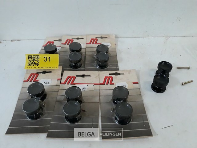 7 x meubeltop pvc zwart 30 mm 2 stuks - afbeelding 2 van  3