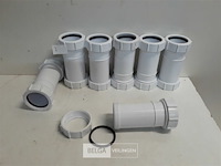 7 x mof 50 mm pvc dichting wit - afbeelding 1 van  3