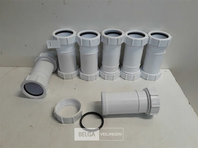 7 x mof 50 mm pvc dichting wit - afbeelding 2 van  3