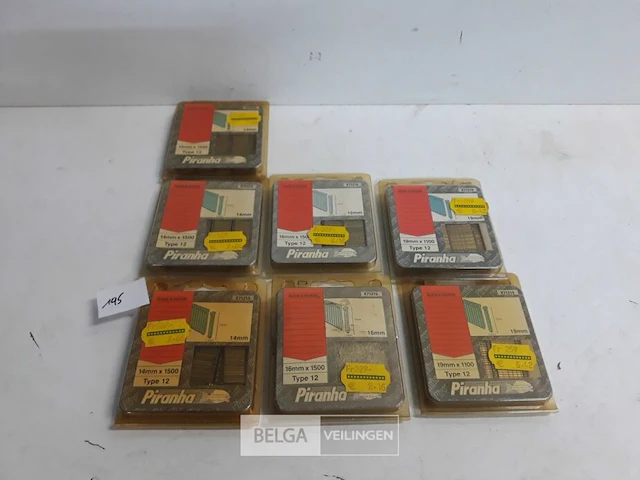 7 x nagels 1100 stuks voor nagelpistool mix lengte - afbeelding 2 van  3