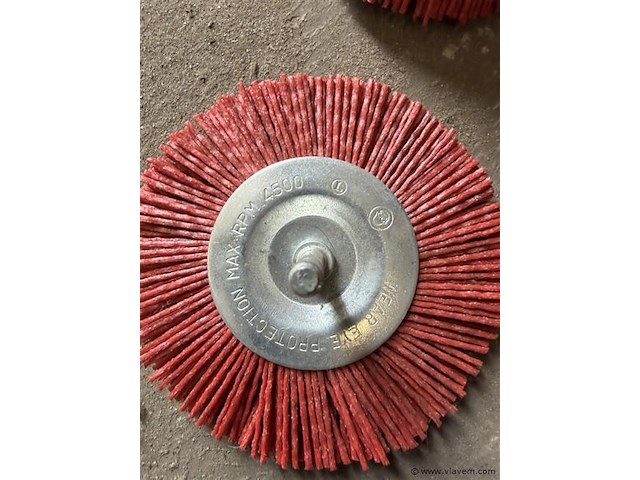 7 x nylon borstel voor boormachine - afbeelding 3 van  4