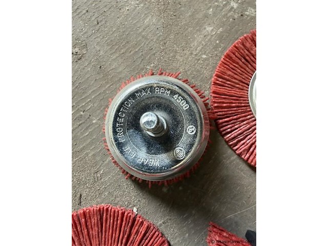 7 x nylon borstel voor boormachine - afbeelding 4 van  4