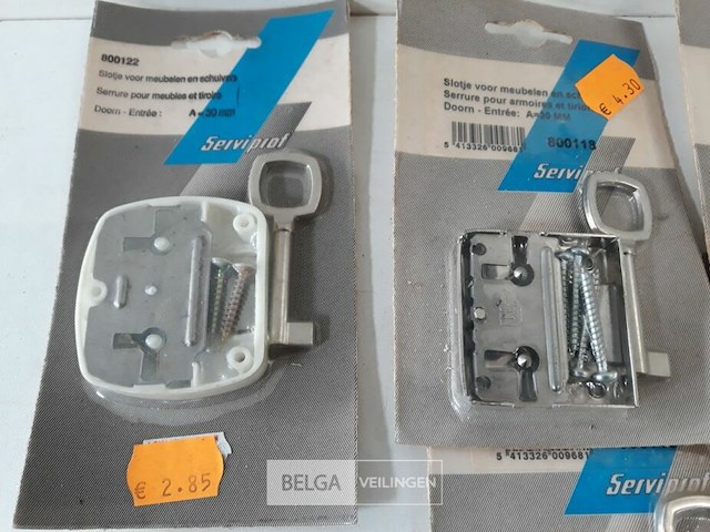 7 x opbouw kastslot 30 mm 2 assorti - afbeelding 3 van  3