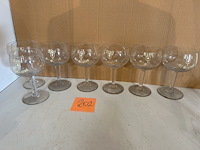 7 x oud bierglas st. sixtus abdij westvleteren - afbeelding 1 van  2