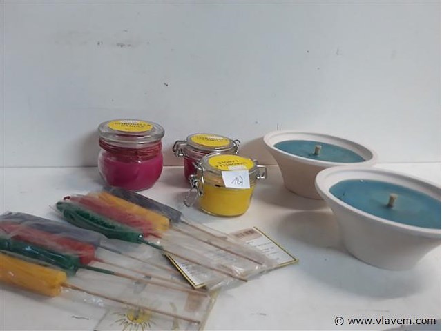 7 x party kaarsen mix - afbeelding 2 van  2