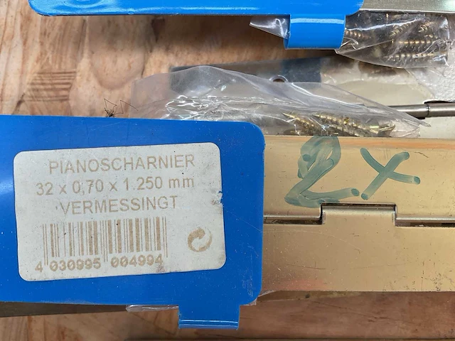 7 x pianoscharnieren - afbeelding 4 van  6