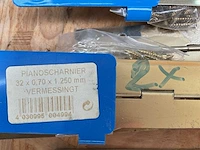 7 x pianoscharnieren - afbeelding 4 van  6