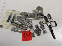 7 x polshorloge + bandjes - afbeelding 1 van  4