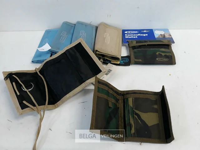 7 x portefeuille met klittenband 3 assorti - afbeelding 3 van  3