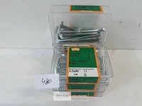 7 x puntduim verzinkt 5x80 mm 11 stuks - afbeelding 2 van  3
